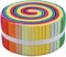 Threadsmith Jelly Roll Fabric Strips – 40 Precut Strips, 2.5" x 44" – 100% Premium U.S. Cotton – 20 Bold Colors – Quilting & Sewing Precuts for DIY Crafts & Patchwork
